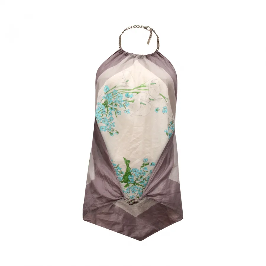 5122AV TOP FOULARD DONNA COAST WEBER AHAUS WOMAN TOP
