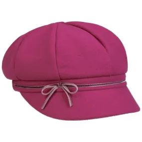      Berretto Newsboy in Pile con Fiocchetto by bedacht  