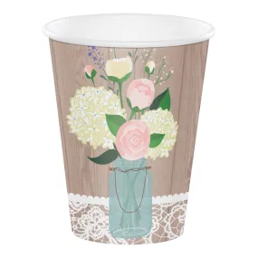 Bicchieri da matrimonio rustici 354 ml - 8 pz.