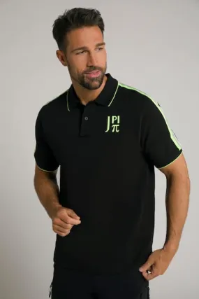 Maglia polo JAY-PI in piqué con contrasti fluo e mezze maniche