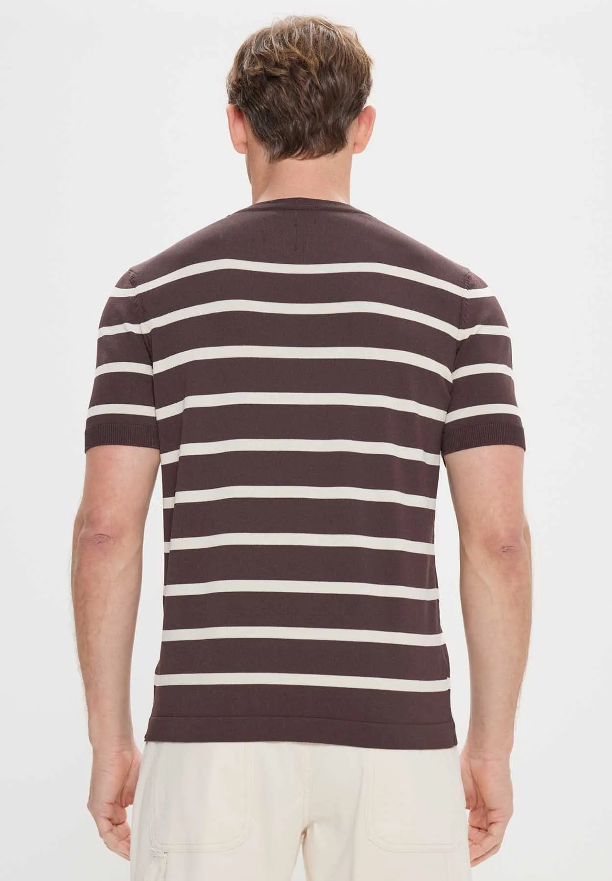 STANDARD FIT O COLLAR - T-shirt con stampa